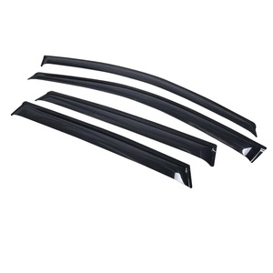 Déflecteur de vent et de pluie universel pour vitres latérales de voiture style sport en PMMA, installation facile, moulage sous blister intégré pour berlines et SUV - Product Image 5