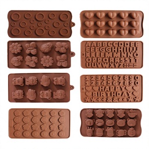 Moldes <span class=keywords><strong>de</strong></span> Chocolate Transfronterizos: Serie <span class=keywords><strong>de</strong></span> Botones, Insectos, Corazones, Animales, Letras Inglesas, Números, Amor - 15/8/<span class=keywords><strong>24</strong></span> Piezas - Product Image 5