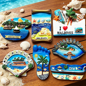 Imanes de nevera personalizados, recuerdos turísticos, regalo promocional, imán de nevera de viaje, imán de nevera 3D de resina personalizado con diseño de ciudad/país - Product Image 1