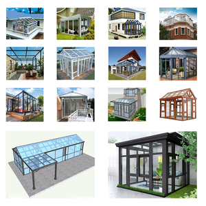 Nueva Marca <span class=keywords><strong>con</strong></span> vidrio templado piscina <span class=keywords><strong>casa</strong></span> plana de aluminio aislado terraza acristalada - Product Image 6