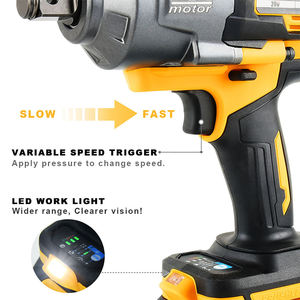 Alta Qualidade Heavy Duty Auto Repair Alta Potência Operação Sem Fio Torque Elétrico Chavetas De Lítio <span class=keywords><strong>Impact</strong></span> Wrench Set Ferramentas Elétricas - Product Image 6