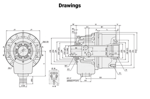 Cylindre hydraulique rotatif à trou traversant à grande vitesse M-1236 AutoAtrong pour centres d'usinage à cinq axes NOZOLI - Product Image 4