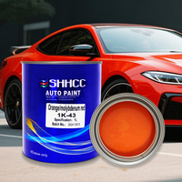 Revêtement automobile acrylique rouge orange 1K |   Peinture liquide pour voiture couleur bonbon, vente en gros, fournisseur OEM