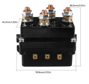 Relais à treuil électrique, commutateur universel, 12V, 500a, télécommande sans fil, accessoires de voiture, électrovanne, pour automobile