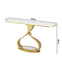 Console murale en métal et ardoise, style moderne et minimaliste, pour entrée, salon, décoration de la maison