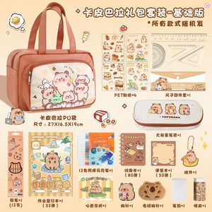 Traje de papelería Capybara, regalo de acompañamiento para niños y niñas, útiles escolares para estudiantes de escuela <span class=keywords><strong>primaria</strong></span> - Product Image 6