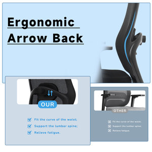 Vaseat Nouveau Design Unique <span class=keywords><strong>Chaise</strong></span> de Bureau Exécutive Ergonomique Pivotante en Maille, <span class=keywords><strong>Chaise</strong></span> de Travail et de <span class=keywords><strong>Gaming</strong></span> pour Ordinateur - Product Image 2
