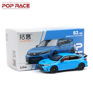XCARTOYS POPRACE 1:64 CiVic Type-R(FL5) in lega <span class=keywords><strong>auto</strong></span> Diecast modello giocattolo per <span class=keywords><strong>auto</strong></span> veicolo pressofuso <span class=keywords><strong>collezione</strong></span> regali modello di <span class=keywords><strong>auto</strong></span> - Product Image 1