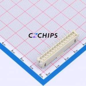 WAFER-XH2.54-14PLB Wire-to-Board Pin Header SMD,P=2.5mm Connector 1x14P 2.5mm Vertical Mount XH - Product Image 2