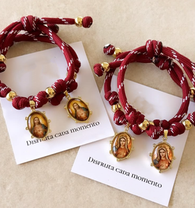 Braccialetto Artigianale Escapulario San Benito per Donne, Bracciale con Charm Dorato, Braccialetto Macramè alla Moda per Uomini, <span class=keywords><strong>Gioielli</strong></span> per Uso Quotidiano - Product Image 2