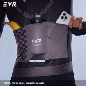 EVR Zomer Aangepaste Fietsjersey Heren Nieuwe Korte Mouw Geprinte Top Snel Droogende Hoge Kwaliteit Racefiets Lage MOQ Fietsjersey - Product Image 2