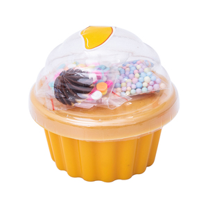 2024 unisex cupcake loạt DIY Slime với hương thơm Puff Slime trong hộp hiển thị cho vui - Product Image 2