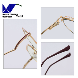 Gafas de Sol con Protección de Luz Azul y Marco Metálico Estilo Ojo de Gato, Diseño de Moda <span class=keywords><strong>2023</strong></span>, UV400, Bisagras Flexibles, para Adultos - Product Image 5