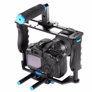 Kit de cage pour appareil photo DSLR, stabilisateur d'épaule, système de support vidéo pour Canon 5D Mark III IV <span class=keywords><strong>6D</strong></span> 7D Nikon D7200 <span class=keywords><strong>Sony</strong></span> - Product Image 5