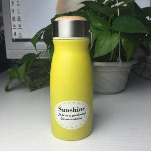 Modern Style Wooden Lid Double-Layer Stainless Steel Vacuum Insulated Cup 6-12 Hours Thermal Insulation Eco-Friendly Leak-Proof - Product Image 2