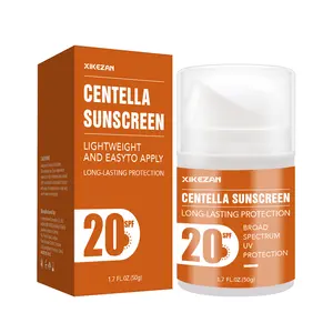 Protection UV SPF 20 Crème solaire asiatique hydratante Centella adaptée à toutes les peaux