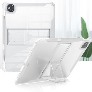 Funda Transparente de TPU para <span class=keywords><strong>iPad</strong></span> Pro 2024 de 11 Pulgadas con Soporte para Teléfono, Funda Protectora para Tablet de 11, 12.9, Air 5, 4, 10.2, 10.9 - Product Image 1