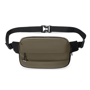 Sac banane unisexe imperméable, sacoche de ceinture tendance avec sangle réglable pour l'entraînement, la course, le yoga et la randonnée - Product Image 4