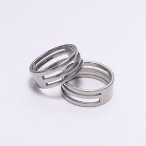 Outil de mesure de taille de bague en acier inoxydable pour la fabrication de bijoux, forme ronde AC0333 - Product Image 4
