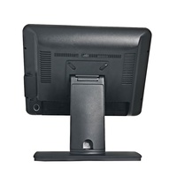 Precio de fábrica 15 ''Punto de venta táctil Máquina Sistema Pos Pantalla dual Todo en uno W7