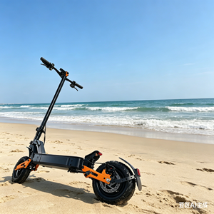 Trottinette Électrique Pliable Digitale Étanche à Deux Roues, Moteur Brushless 750W, Certifiée CE, Autonomie 40-60km, En Stock aux États-Unis, Idéale pour les Déplacements Libres - Product Image 2