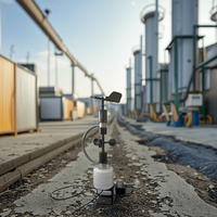 Température d'air CO2 intégrée personnalisée Pression Humi Direction de la vitesse du vent PM2.5 PM10 Station de surveillance météorologique extérieure pour l'agriculture