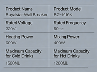Máquina Multifunción para Leche de Soya, Licuadora Eléctrica para Smoothies, Procesador de Alimentos de 1.75L con Bajo Nivel de Ruido