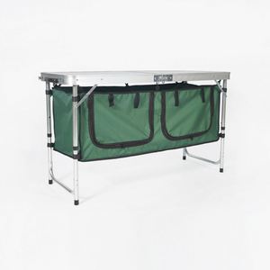 Hot Sell Square <b>Folding</b> <b>Table</b>-Modern Iron Frame Adjustable Height Outdoor Utility Furniture for Picnics - Product Image 3
