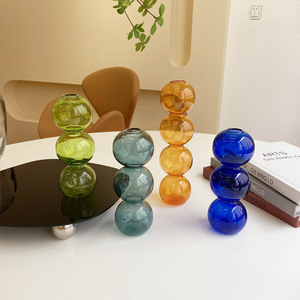 Vase à bulles en verre moderne 30cm-100cm, design boule transparente pour décoration de maison et de mariage - Product Image 4