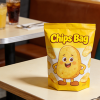 Sachets refermables en plastique écologiques et personnalisés, résistants aux odeurs, recyclables, pour chips de pommes de terre, doypack, sachets refermables, sachets debout, lait, sushi