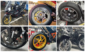 Jantes de moto en alliage d'aluminium forgé de précision, compatibles avec Aprilia RSV4 / RS 660 / GPR 250 pour MV Agusta Brutale 1000 - Product Image 4