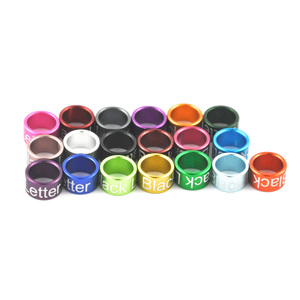 China Leverancier Uitstekende Kanarie Duif Voet Bands Vinken Tag Aluminium Vogel Been Ringen - Product Image 3