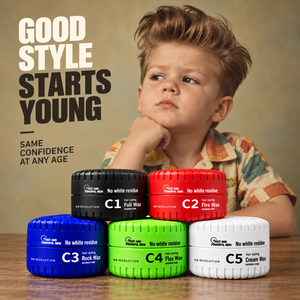 แว็กซ์จัดแต่งทรงผม C5 ขนาด 150 มล. ให้ความเงางามสูงสุด ควบคุมได้ดี ไม่ทิ้งคราบขาว สำหรับร้านตัดผมและร้านเสริมสวย - Product Image 1