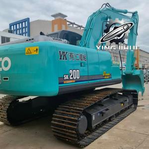 Kobelco 200-6 Used Excavator Original Japan Brand 20 Ton Rubber <b>Tracked</b> 2023 Model 1.0m Bucket Engine <b>Pump</b> - Product Image 5