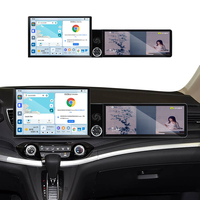 ZWNAV Pantalla de 13.1"+12.3" para Honda CRV 2012-2016, Unidad Principal Android 13 con Carplay, DSP, GPS, Multimedia, Radio para Auto, Estéreo OEM