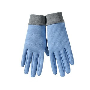 <strong>Children's</strong> Winter/autumn <strong>Gloves</strong> Outdoor Riding Cold-proof Fleece-lined Windproof Full-fingered Cute Warm for Biking - Product Image 5