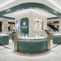 Vitrine de présentation de bijoux haut de gamme avec éclairage LED pour magasin de détail - Vitrine de luxe moderne