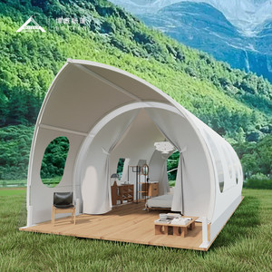 Tente dôme d'extérieur de luxe pour hôtel Tente d'été en forme de <span class=keywords><strong>voilier</strong></span> en acier galvanisé pour mariages, fêtes, camping, étanche - Product Image 1