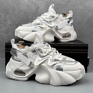 Zapatos Deportivos Casuales para Hombre al por Mayor con Amortiguación de Aire y Diseño de Suela Gruesa, Modernos y a la Moda, Adecuados para Skateboarding - Product Image 3