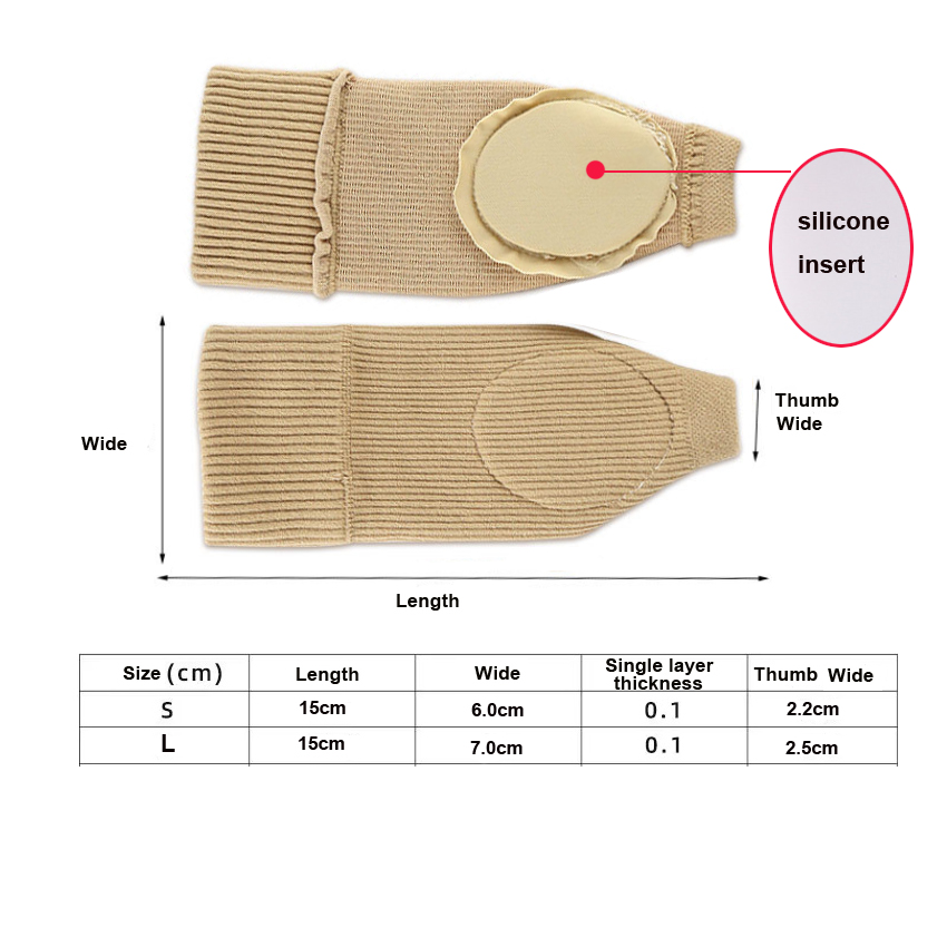Guanti A Compressione Per Artrite E Pollice YHOUMEW - 1 Paio, Senza Dita, Con Cuscinetti In Gel, Nero