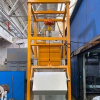 Máquina de granallado de banda transportadora de rodillos CE Q3220 de 200 kg Sa2.5 PLC para piezas de metalurgia de polvo, engranajes sinterizados y casquillos de leva