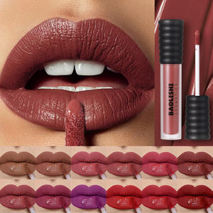 <span class=keywords><strong>BAOLISHI</strong></span>, brillo labial líquido a prueba de agua, Copa antiadherente, tinte labial con fácil color terciopelo mate y nacarado, lápiz labial desnudo - Product Image 4