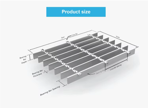 <span class=keywords><strong>Escalera</strong></span> Industrial de Malla Cerrada Galvanizada en Caliente, de Alta Resistencia, con Peldaños Lisos T3, Directo de Fábrica - Product Image 2