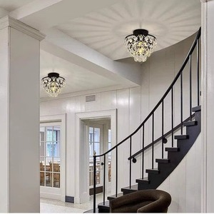 Premium Quality Luxury <b>Crystal</b> <b>LED</b> Chandelier Lamp Energy Saving <b>Ceiling</b> <b>Light</b> for Hotel Lobby Home Use Available At Best Price - Product Image 2