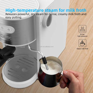 Cafetera Espresso Semiautomática Nova Capuchino, Eléctrica, de Acero Inoxidable, 1.3L, para Uso en Hoteles, 15 Bares de Presión, Programable - Product Image 3