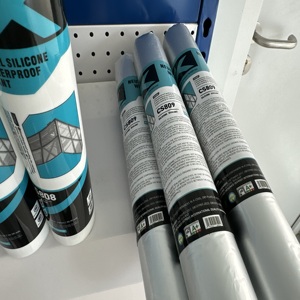 Sellador de silicona neutra para construcción 300ml Adhesivo de apariencia de vidrio blanco para <span class=keywords><strong>comprar</strong></span> y empacar - Product Image 1