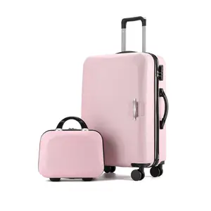 行李箱套装3件，带8个旋转轮360行李箱套装硬壳运输安全管理局锁和双拉链，适合旅行20英寸24英寸28英寸