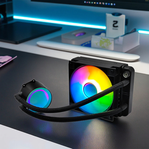 หม้อน้ำระบายความร้อนด้วยน้ำ TF 120 มม. ARGB สำหรับ CPU คอมพิวเตอร์เล่นเกม พร้อมฮีทซิงค์พลาสติก แบริ่งน้ำมัน Manmu ระดับเสียง 21dBA - Product Image 6