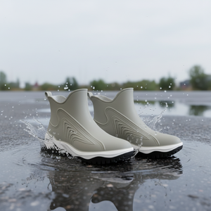 Stivali da Pioggia in PVC per <span class=keywords><strong>Donna</strong></span>, Impermeabili, Antiscivolo, Punta Rotonda, per Tutte le Stagioni, Tendenza Moda, Vendita all'Ingrosso - Product Image 5
