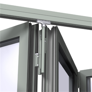 CBMMart cadre en aluminium personnalisé bi-pliant avec portes en verre trempé LOW-E prix bon marché d'usine pour les projets de construction de maisons et de villas - Product Image 5